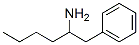 1-PHENYL-2-AMINOHEXANE Struktur