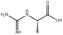 Alanine, N-(aminoiminomethyl)- (9CI) Struktur