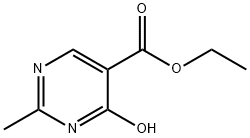 4-HYDROXY-2-METHYL-PYRIMIDINE-5-CARBOXYLIC ACID ETHYL ESTER Struktur