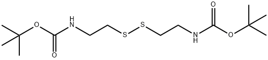 DI-BOC-CYSTAMINE Structure