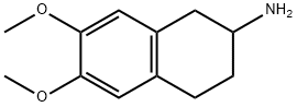 2-NAPHTHALENAMINE, 1,2,3,4-TETRAHYDRO-6,7-DIMETHOXY-, HYDROCHLORIDE Struktur