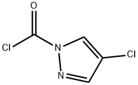 1H-Pyrazole-1-carbonyl chloride, 4-chloro- (9CI) Struktur