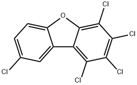 1,2,3,4,8-PNCDF Struktur