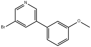 3-BROMO-5-(3-METHOXYPHENYL)PYRIDINE Struktur