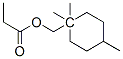 alpha,alpha,4-trimethylcyclohexylmethyl propanoate Struktur