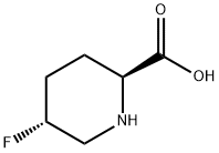 2-Piperidinecarboxylicacid,5-fluoro-,(2S,5R)-(9CI) Struktur