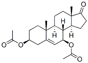 Androst-5-en-17-one, 3,7-bis(acetyloxy)-, (3beta,7beta)- (9CI) Struktur