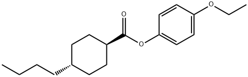 4-ethoxyphenyl trans-4-butylcyclohexanoate  Struktur