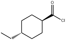 Cyclohexanecarbonyl chloride, 4-ethyl-, trans- (9CI) Struktur