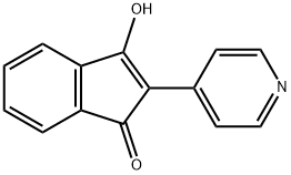 3-HYDROXY-2-PYRIDIN-4-YL-INDEN-1-ONE Struktur