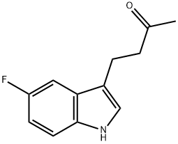 2-BUTANONE,4-(5-FLUORO-1H-INDOL-3-YL)- Struktur