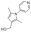 1H-PYRROLE-3-METHANOL, 2,5-DIMETHYL-1-(4-PYRIDINYL)- Struktur