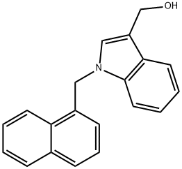 (1-NAPHTHALEN-1-YLMETHYL-1H-INDOL-3-YL)-METHANOL Struktur