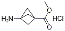 Bicyclo[1.1.1]pentane-1-carboxylic acid, 3-aMino-, Methyl ester, hydrochloride (9CI) Structure