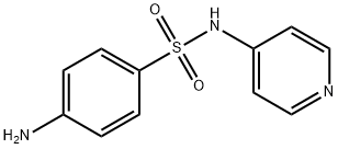 4-amino-N-pyridin-4-ylbenzenesulfonamide Struktur