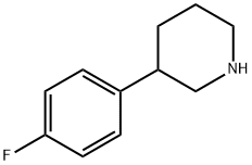 Piperidine, 3-(4-fluorophenyl)- Struktur