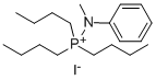 TRIBUTYL-N-METHYL-N-PHENYLPHOSPHORANAMINE IODIDE Struktur