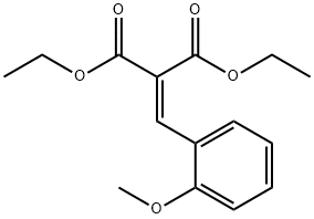 2-Methoxybenzylidenemalonic acid diethyl ester Struktur