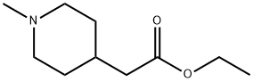 1-METHYL-4-PIPERIDINEACETIC ACID ETHYL ESTER Struktur