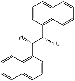 (S,  S)-1,2-Bis(1-naphthyl)-1,2-ethanediamine  dihydrochloride Struktur