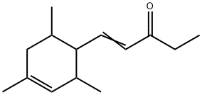 5-(2,4,6-trimethyl-3-cyclohexen-1-yl)pent-4-en-3-one Struktur