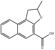 1,2-Dihydro-2-methylnaphtho[2,1-b]furan-4-carboxylic acid Struktur