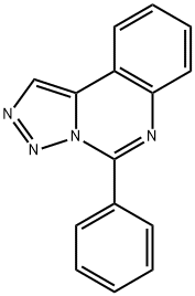 5-Phenyl[1,2,3]triazolo[1,5-c]quinazoline Struktur