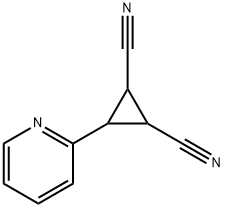 3-(2-Pyridinyl)-1,2-cyclopropanedicarbonitrile Struktur