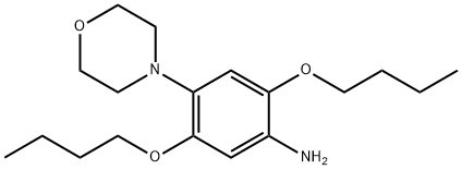 2,5-ジブトキシ-4-(4-モルホリニル)アニリン 化學構(gòu)造式