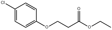 Propionic acid, 3-(p-chlorophenoxy)-, ethyl ester Struktur