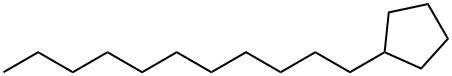 undecylcyclopentane Struktur