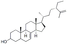 Poriferast-7,25-dienol Struktur