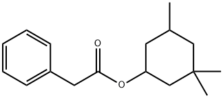 3,3,5-trimethylcyclohexyl phenylacetate Struktur