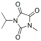 Imidazolidinetrione, methyl(1-methylethyl)- Struktur