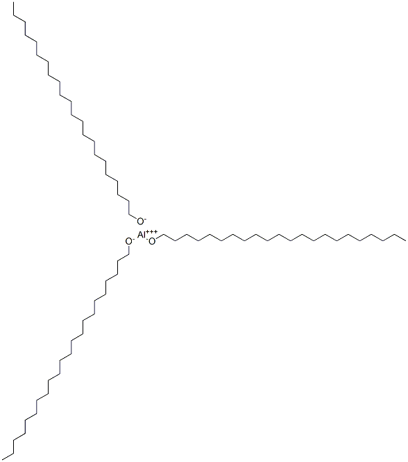 aluminium tridocosanolate  Struktur