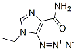 1H-Imidazole-4-carboxamide,  5-azido-1-ethyl- Struktur