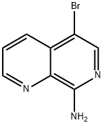 5-BROMO-[1,7]NAPHTHYRIDIN-8-YLAMINE Struktur