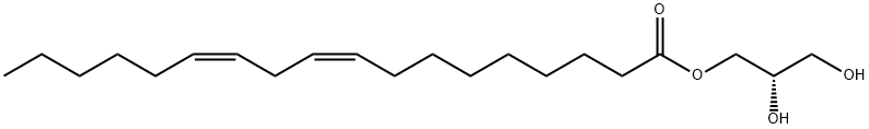 (9Z,12Z)-9,12-Octadecadienoic Acid (2S)-2,3-Dihydroxypropyl Ester Struktur