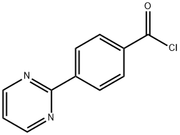 4-Pyrimidin-2-ylbenzoyl chloride Struktur