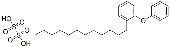 dodecylphenoxybenzene, disulpho derivative Struktur