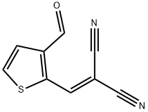 2-[(3-FORMYL-2-THIENYL)METHYLIDENE]MALONONITRILE Struktur