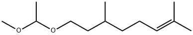 3,7-DIMETHYL-6-OCTENYL METHYL ACETAL Struktur