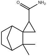 Spiro[bicyclo[2.2.1]heptane-2,1-cyclopropane]-2-carboxamide, 3,3-dimethyl- (9CI) Struktur