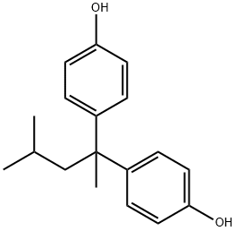 4,4'-(1,3-DIMETHYLBUTYLIDENE)DIPHENOL Structure