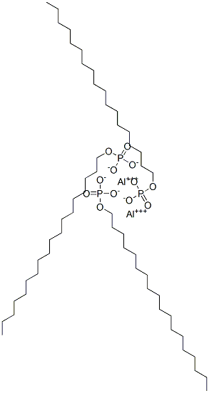 Stearyl phosphate aluminum salt Struktur