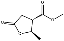 3-Furancarboxylicacid,tetrahydro-2-methyl-5-oxo-,methylester,(2R,3S)- Struktur