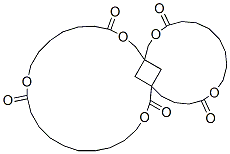 Hexanedioic acid, mixed esters with decanoic acid, heptanoic acid, octanoic acid and pentaerythritol Struktur