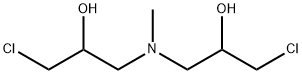 1,1'-(methylimino)bis[3-chloropropan-2-ol] Struktur