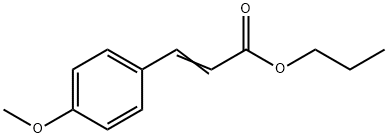 propyl p-methoxycinnamate Struktur