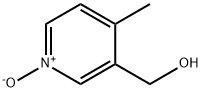 3-Pyridinemethanol,4-methyl-,1-oxide(9CI) Struktur